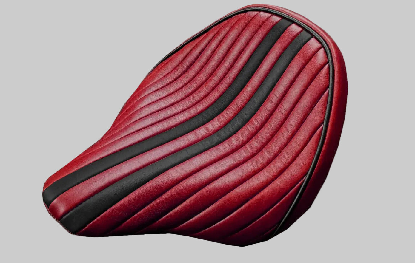 Triumph Bobber solo seat cover 2017-2020 - Red Stripe