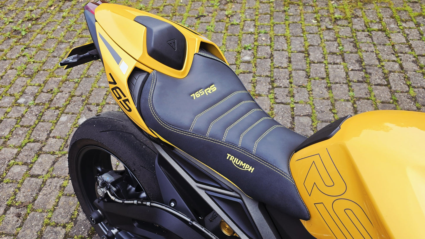 Triumph 765rs Rider Cover - Yellow 2023-25