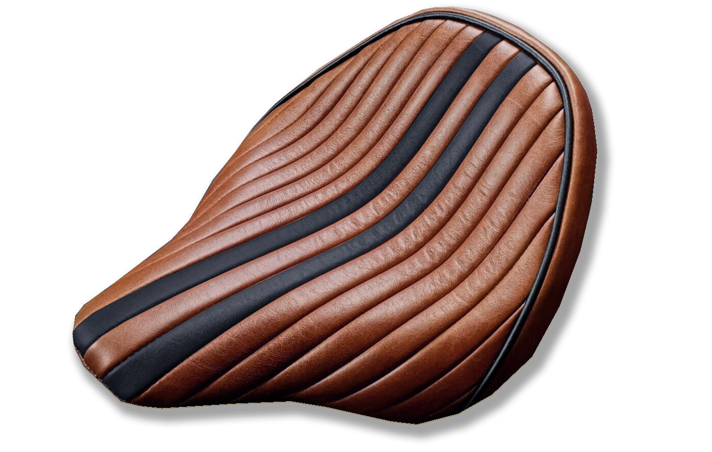 Triumph Bobber solo seat cover 2017-2020 - Brown Stripe