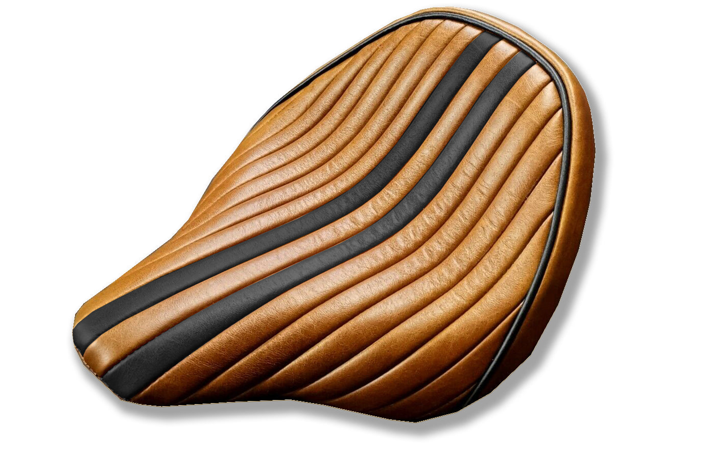 Triumph Bobber solo seat cover 2017-2020 - Tan Stripe
